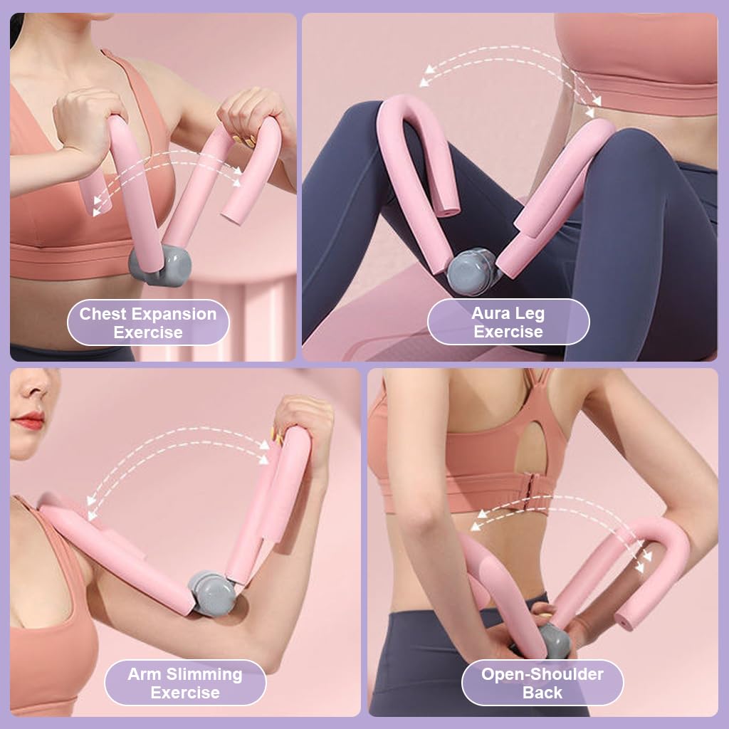 Proberos Fitness Kit Yoga Starter Kit Set of 4pcs Yoga Fitness Equipments Yoga Ring, Thigh Trainer, Ankle Puller, Yoga Back Resistance Stretcher Quality Starter Yoga Kits for Beginners and Gifts Proberos Fitness Kit Yoga Starter Kit Set of 4pcs Yoga Fitness Equipments Yoga Ring, Thigh Trainer, Ankle Puller, Yoga Back Resistance Stretcher Quality Starter Yoga Kits for Beginners and Gifts